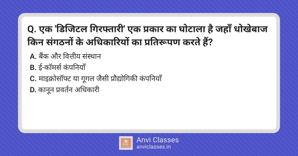 Digital Arrest Scam: Impersonating Law Enforcement