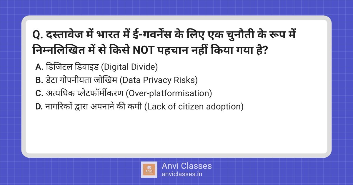 E-governance in India: Key Challenges Analysis