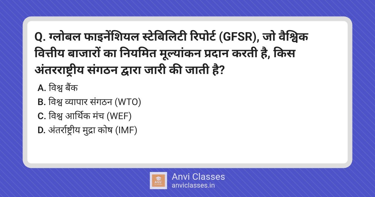 Global Financial Stability Report: Publisher Organization