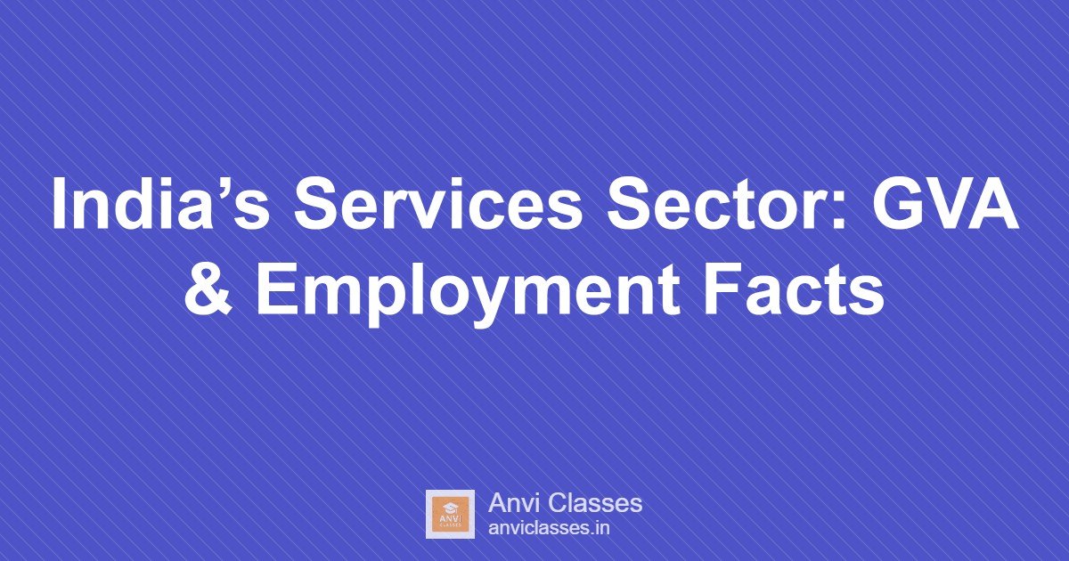 India’s Services Sector: GVA & Employment Facts