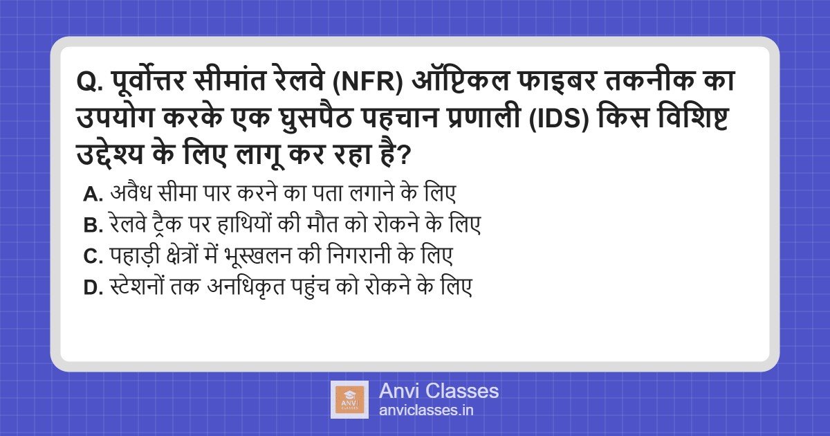 NFR Elephant Protection: IDS & Optical Fibre Technology