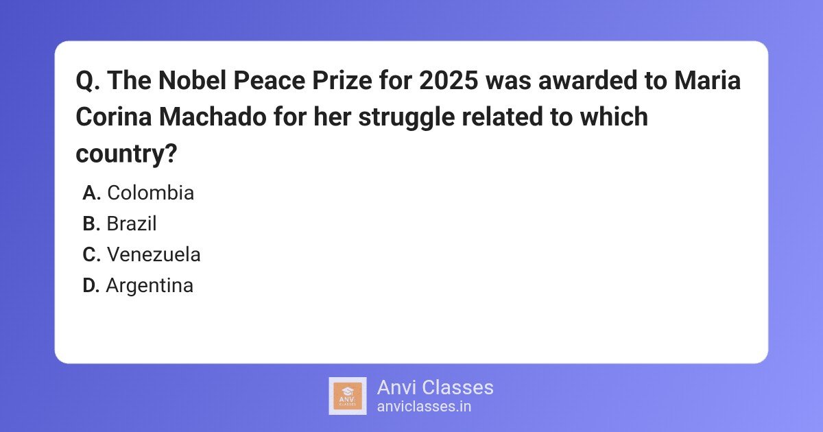 Nobel Peace Prize 2025: Maria Corina Machado & Venezuela