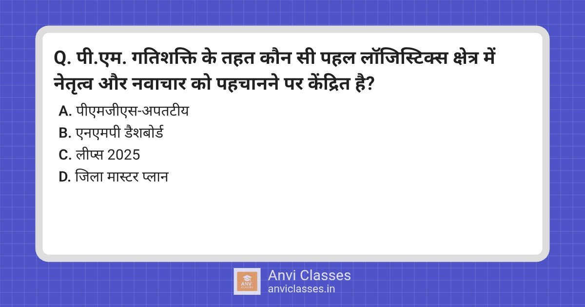 PM GatiShakti Logistics Innovation: LEAPS 2025