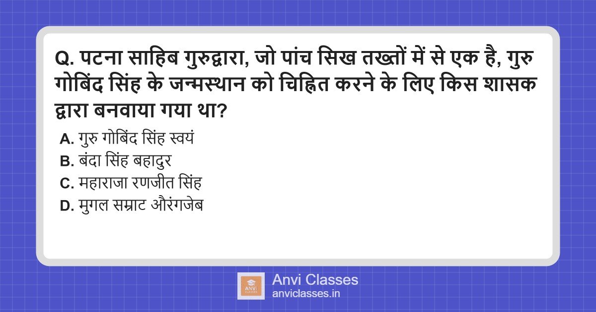 Patna Sahib Gurudwara: Maharaja Ranjit Singh’s Commission