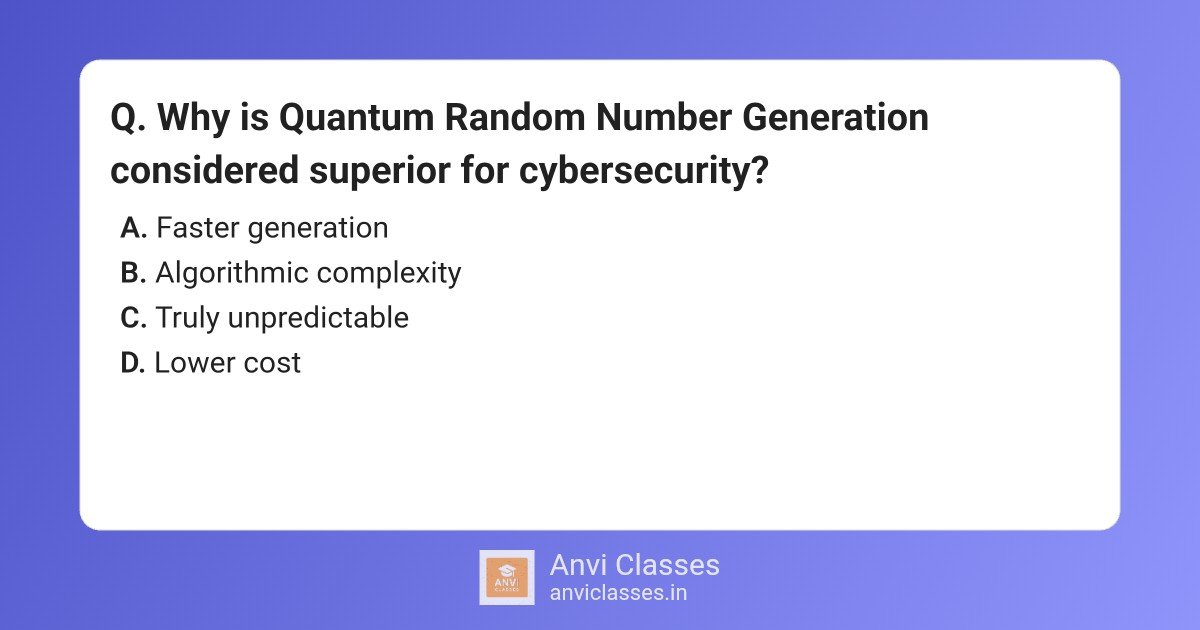 Quantum Random Number Generation Cybersecurity