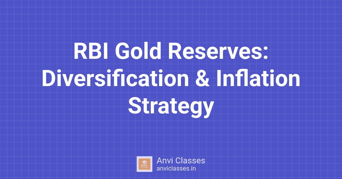 RBI Gold Reserves: Diversification & Inflation Strategy