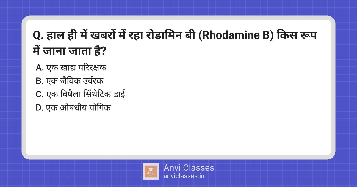 Rhodamine B: Toxic Synthetic Dye & Food Safety