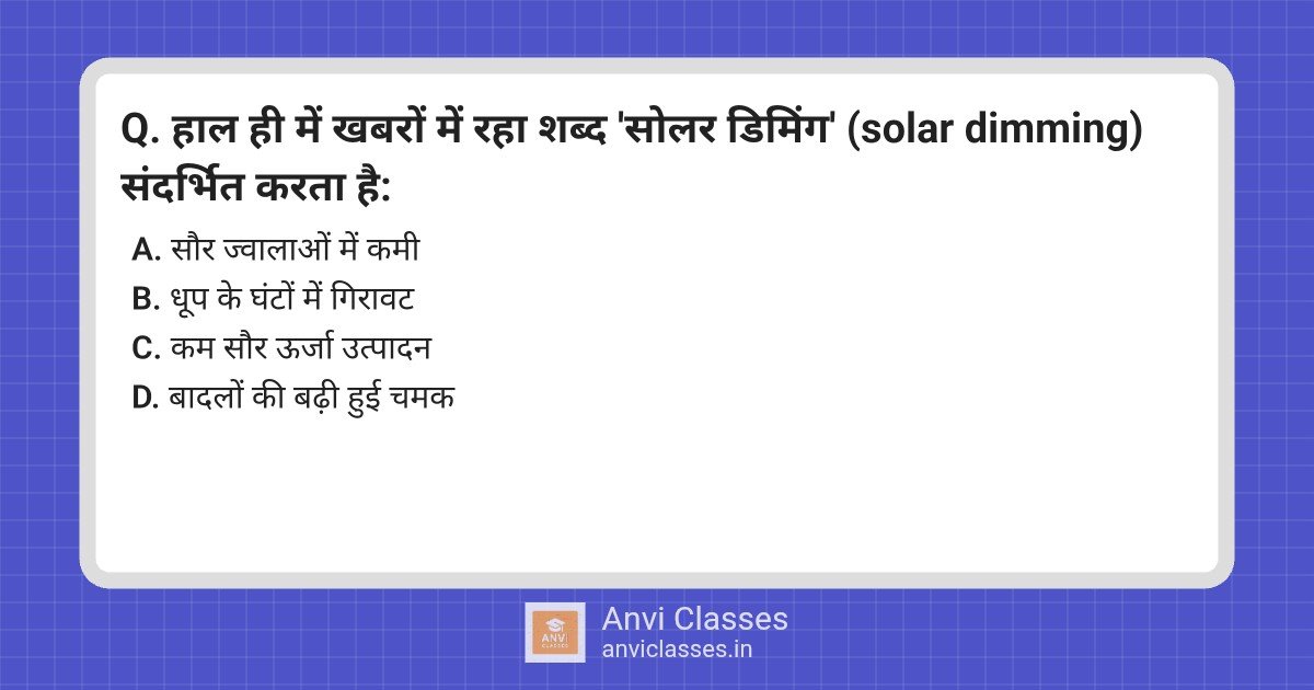Solar Dimming Explained: Causes & Effects