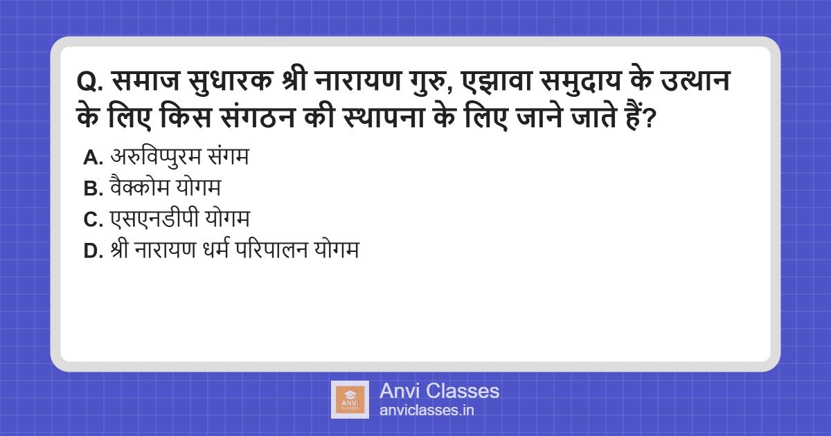 Sree Narayana Guru’s Ezhava Upliftment