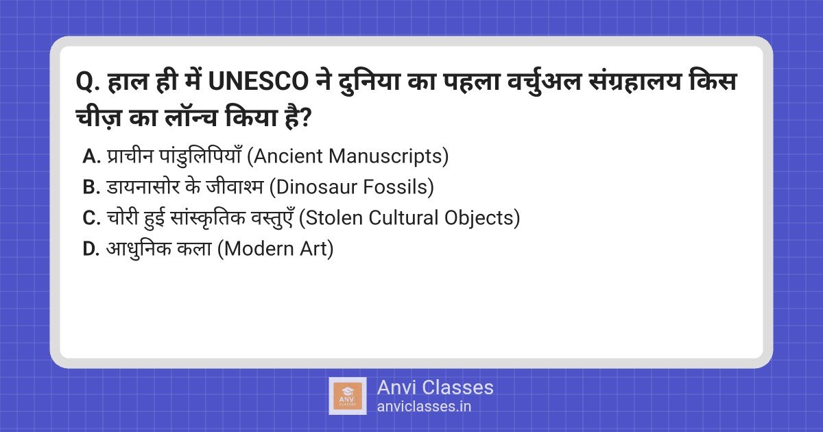 UNESCO’s First Virtual Museum for Stolen Cultural Objects