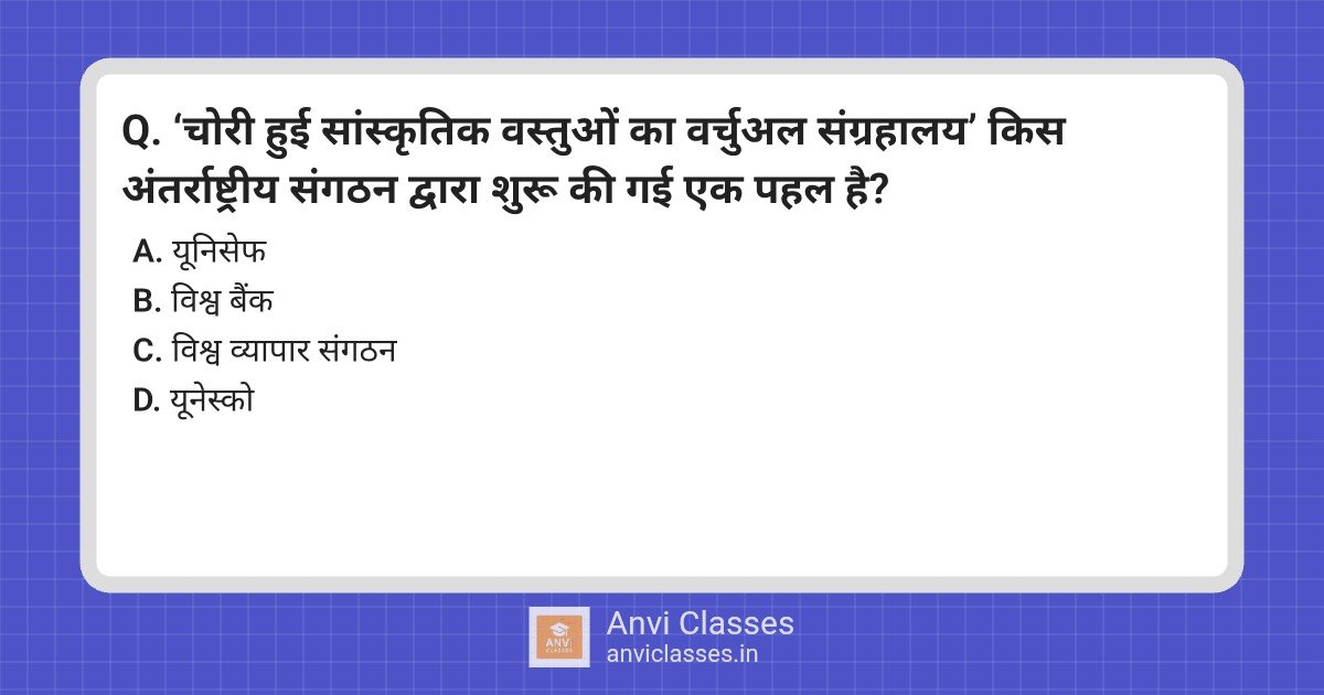 UNESCO’s Virtual Museum of Stolen Cultural Objects