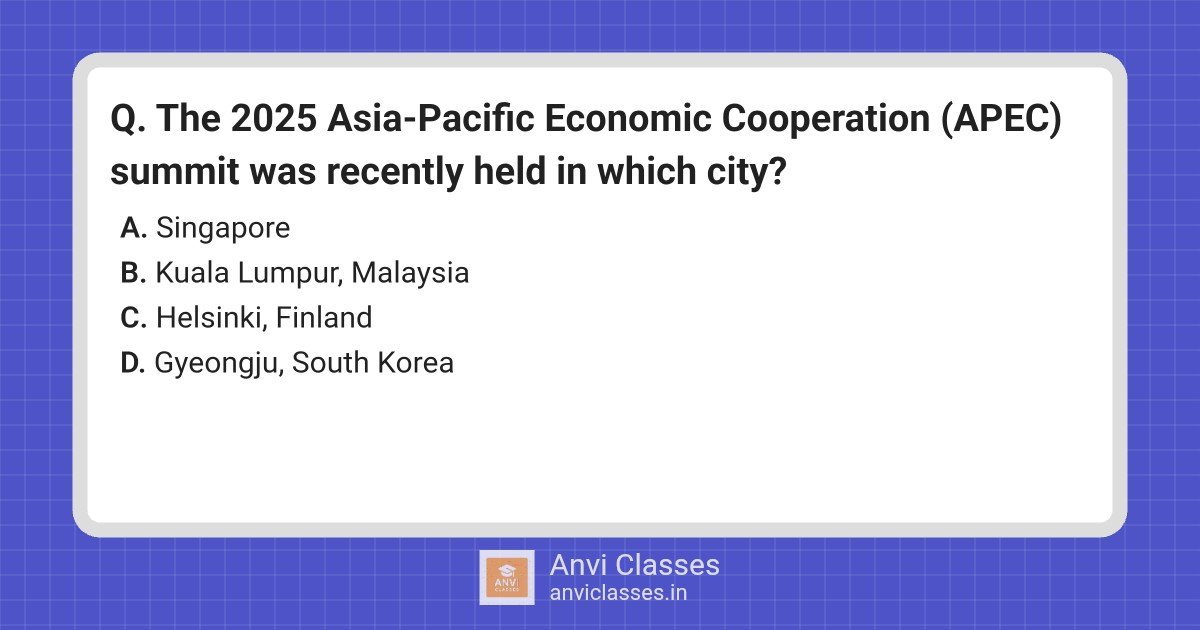 APEC Summit 2025 Host City: Gyeongju, South Korea