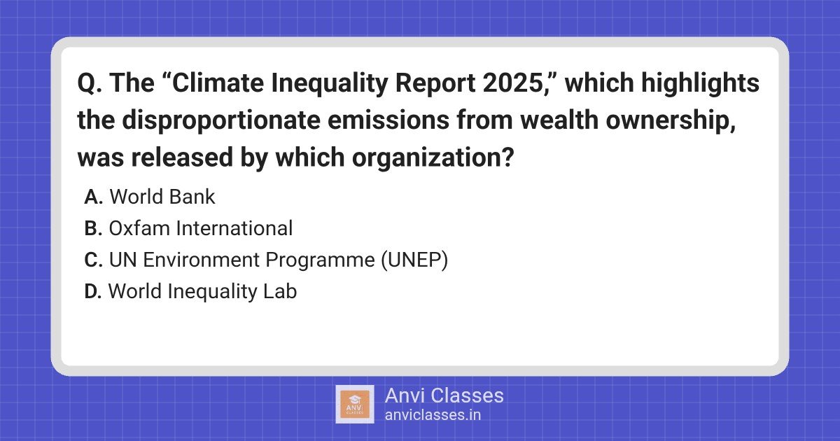 Climate Inequality Report 2025 Publisher