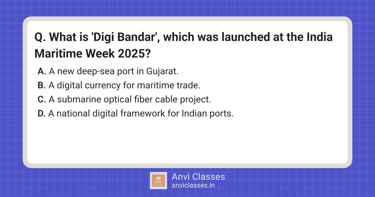 Digi Bandar: Indian Ports Digital Framework