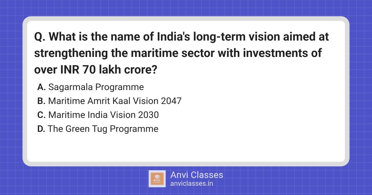 India’s Maritime Amrit Kaal Vision 2047 & Investments