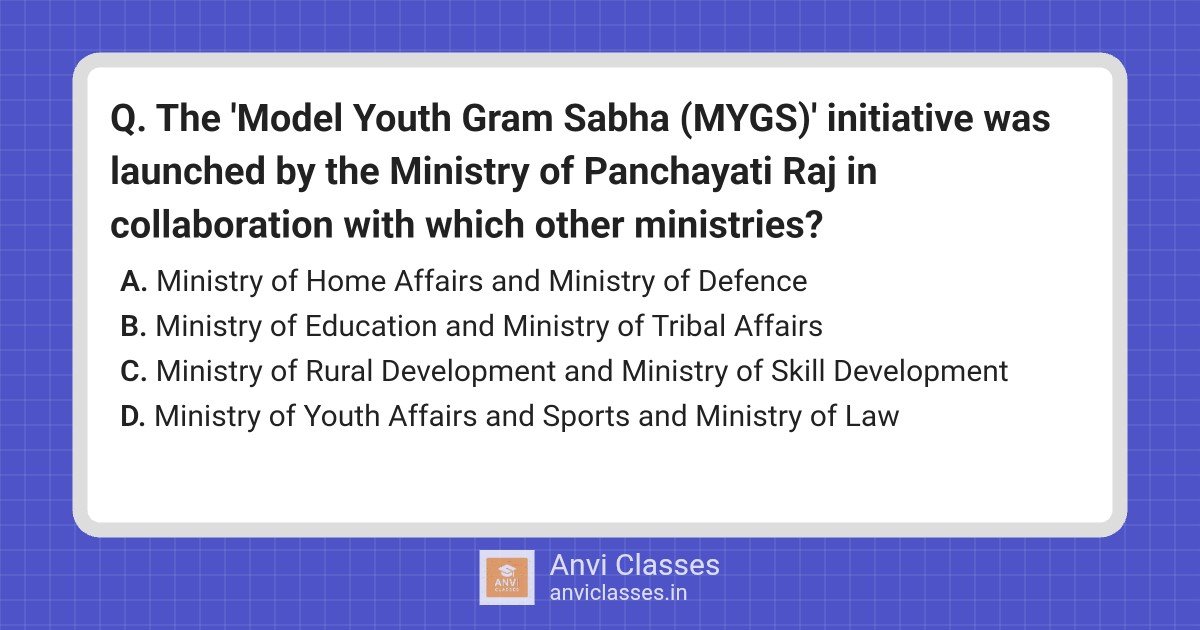 Model Youth Gram Sabha & Ministry Collaborations