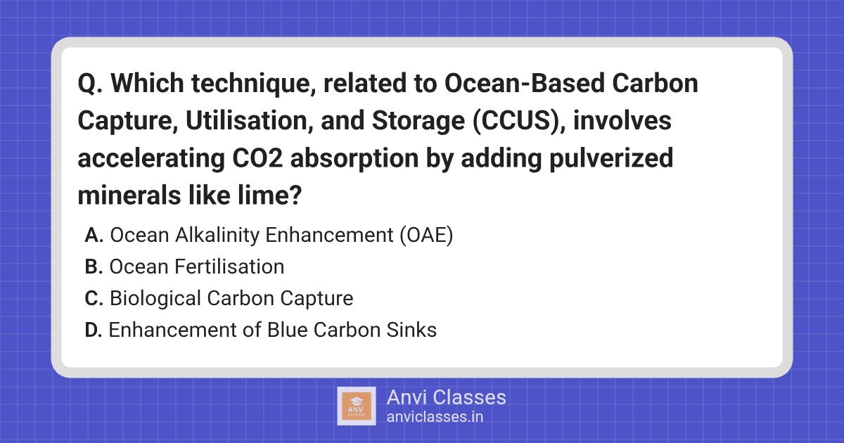 Ocean-Based Carbon Capture: OAE Technique Explained
