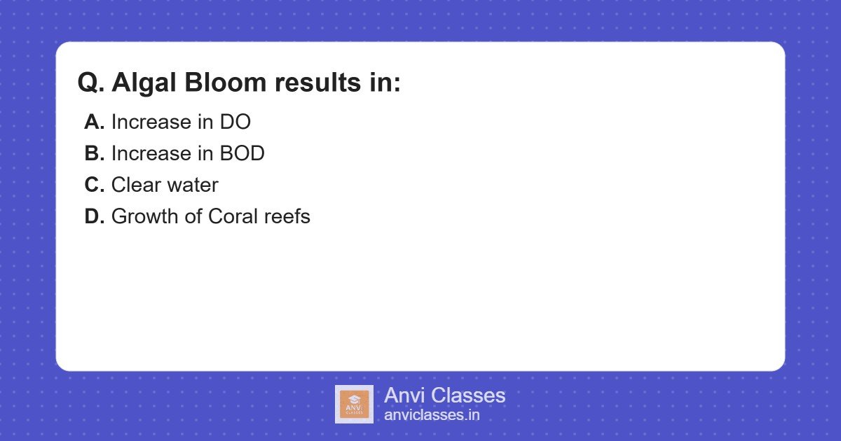 Algal Bloom Effects on BOD | Water Pollution