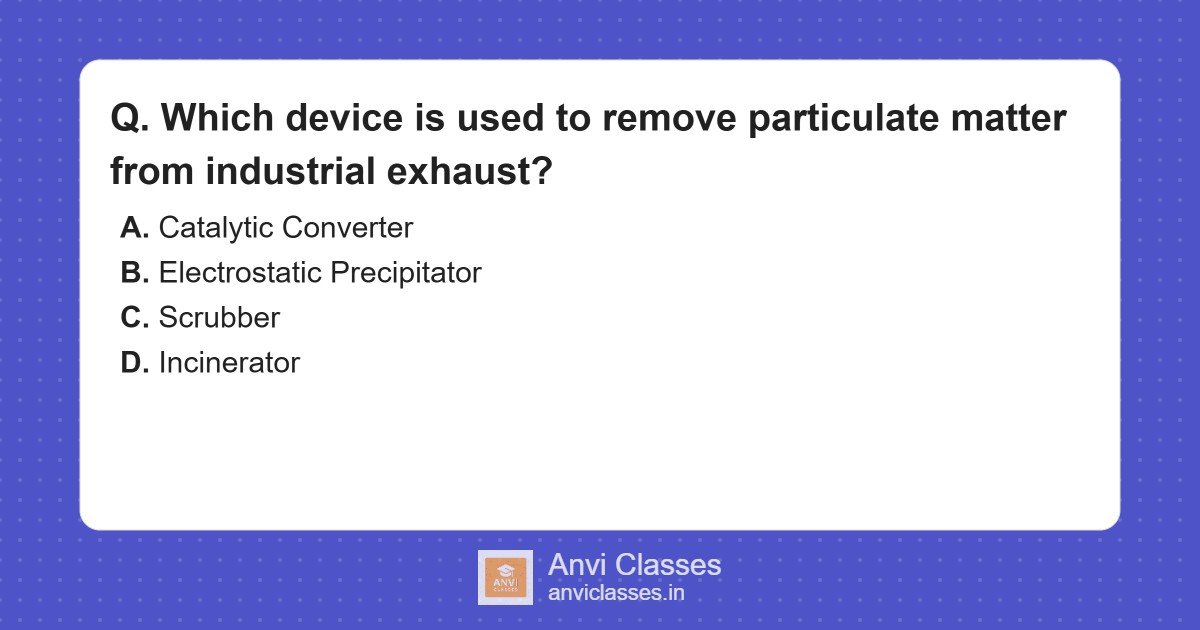 Device for Particulate Matter Removal