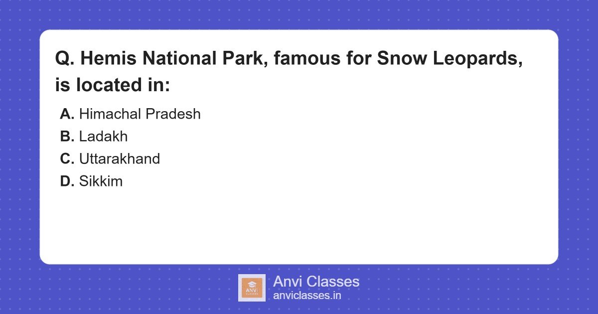 Hemis National Park Location & Snow Leopard