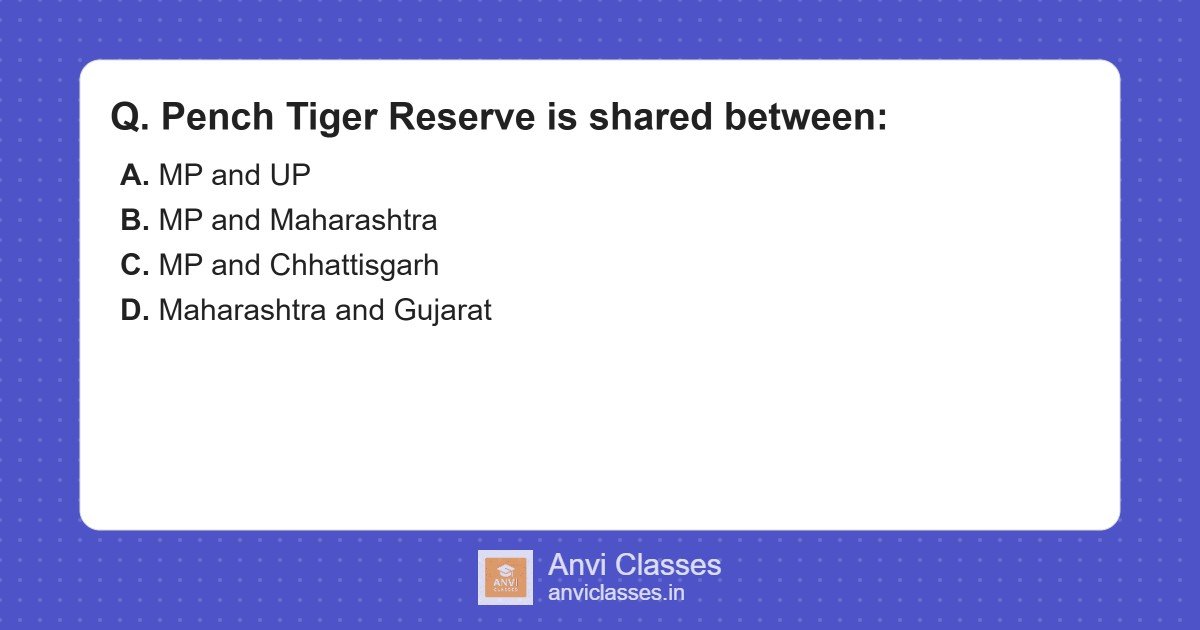Pench Tiger Reserve: States Sharing its Area