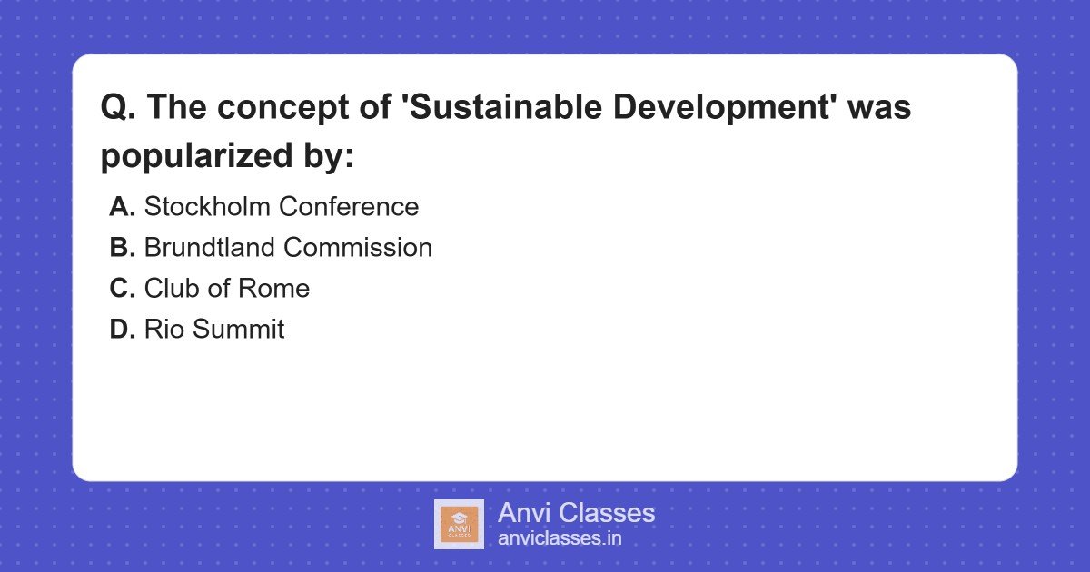 Popularization of Sustainable Development Concept