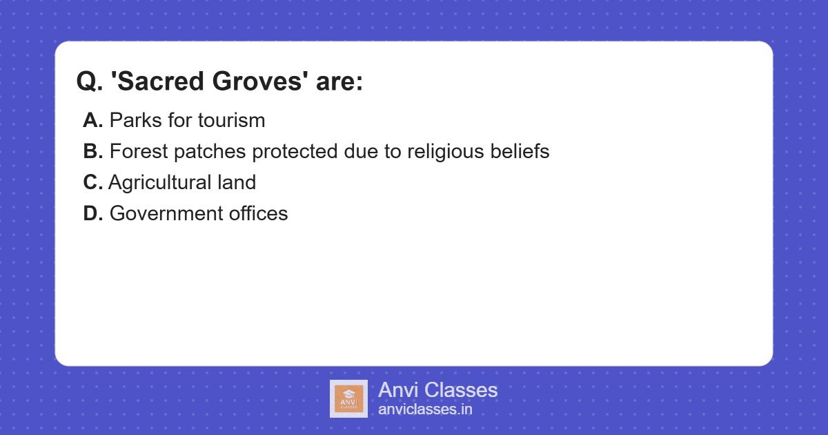 Sacred Groves: Traditional Conservation