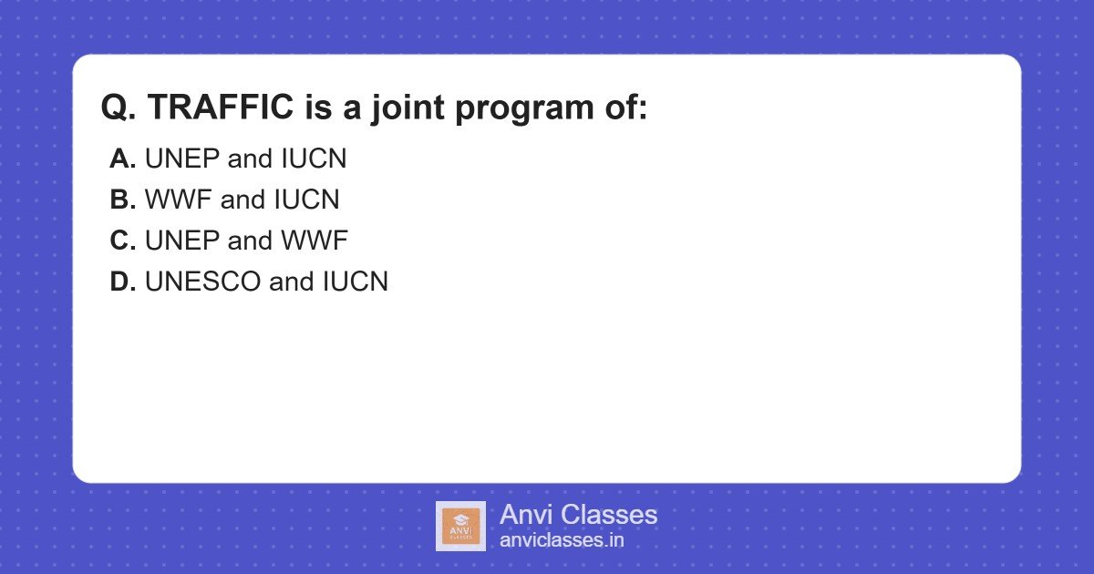 TRAFFIC: Joint Wildlife Trade Program