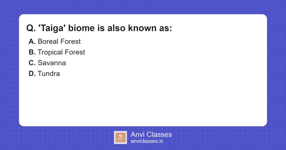 Taiga Biome: Boreal Forest Characteristics