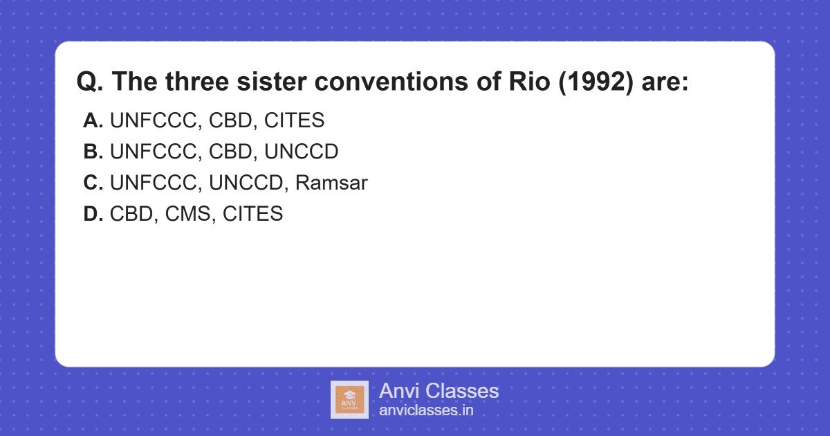 Three Sister Conventions of Rio 1992